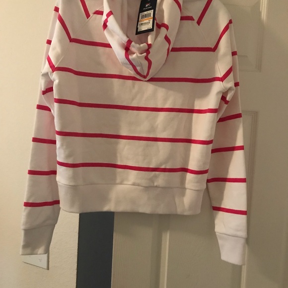 Brand new Fila striped hoodie sz Small - Picture 3 of 4